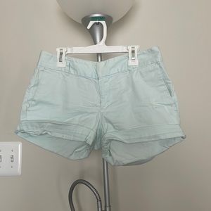 Pale Blue/Green Madison Jule Low Rise Shorts Y2K 90’s